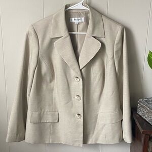 Womens JONES STUDIO lined single breasted blazer 14W